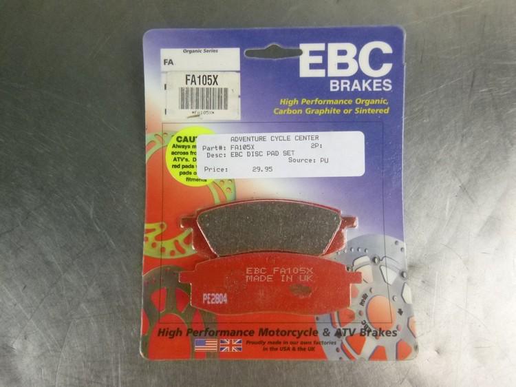 Ebc motorcycle brake pad ebc fa105x new