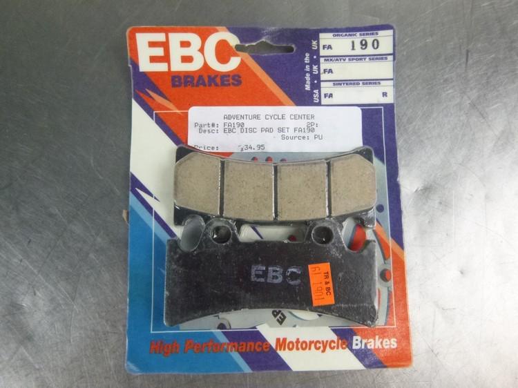 Ebc motorcycle brake pad ebc fa190 new