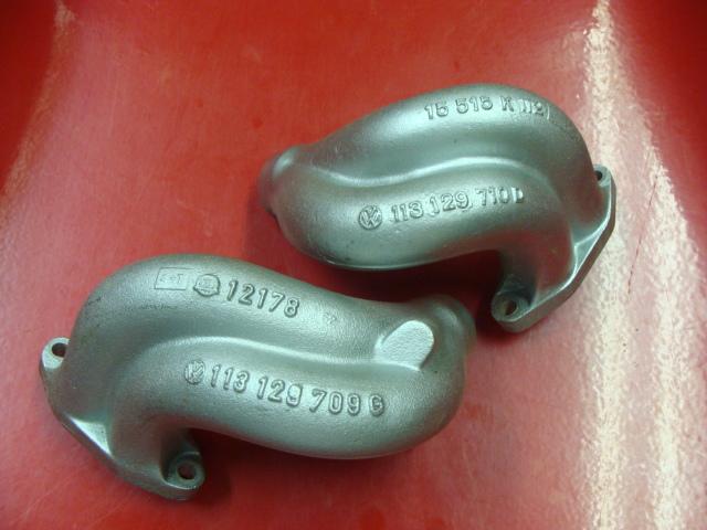 Vw air cooled dual port manifold ends volkswagen beetle dual port 