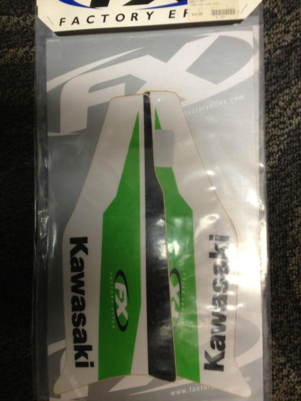 Fx lower fork decal sticker kawasaki 04-06 kx125 kx250 & 04-05 kx250f