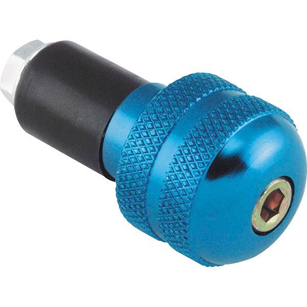 Blue 7/8" - 1" bikemaster anti-vibration bar end