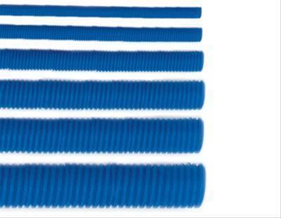 Spectre convoluted tubing plastic blue 1.25" diameter 4.0 ' length each 29946