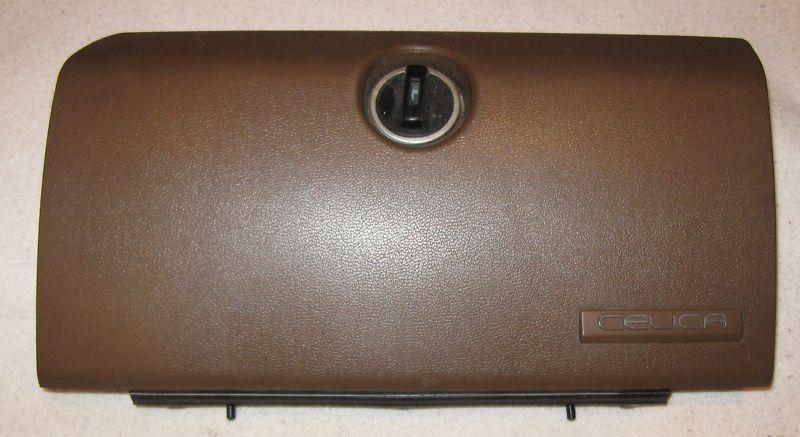 1976 77 toyota celica brown tan glovebox door 