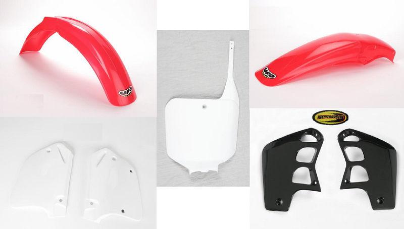 Ufo plastic kit for honda cr 500 1995-2001 cr500 500r cr500r