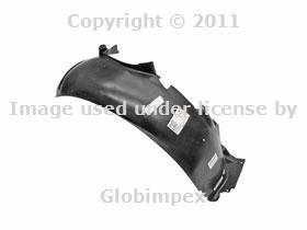 Porsche 997 c4 fender liner (center section) left front genuine + warranty