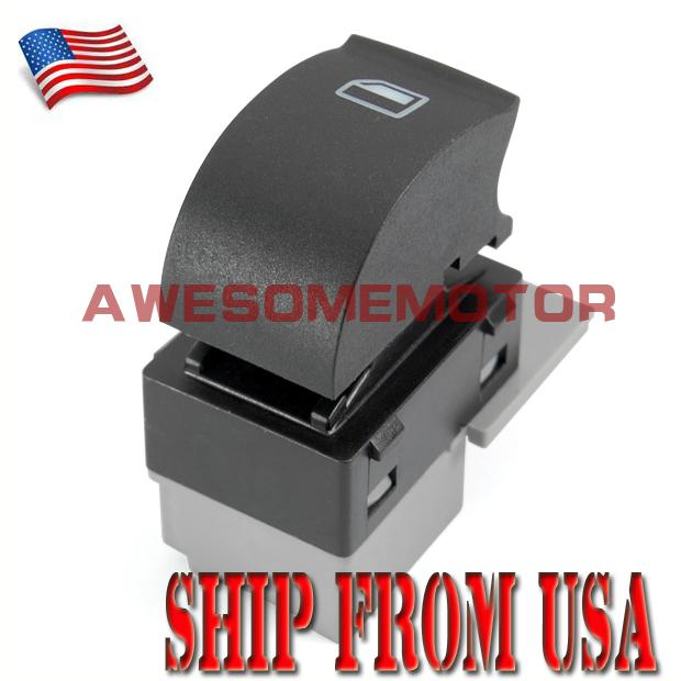 Us window control switch panel passenger side abs for audi 02-05 a6 c5 facelift