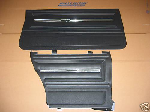 66 chevelle coupe front & rear door panels set 