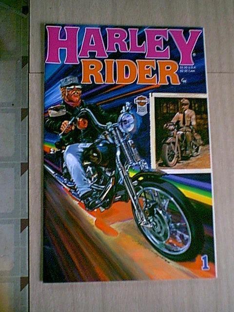 Nos new vintage knucklehead harley davidson no.1 comic book