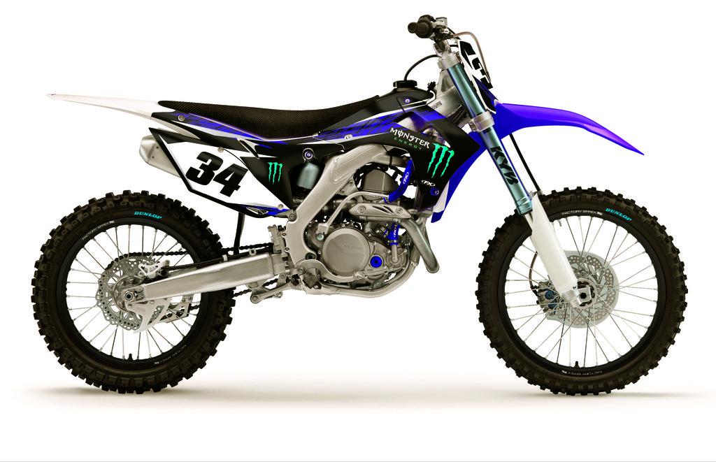 Factory effex monster energy shroud graphic kit for honda crf450 2013