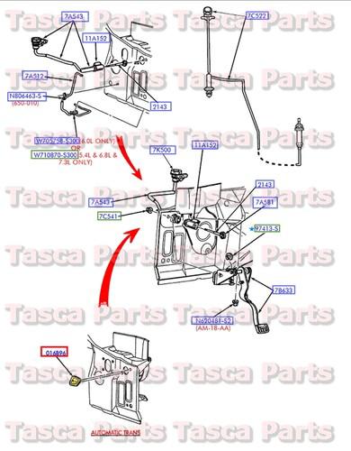 New oem dash panel clutch opening cover plate f series s duty f650 750 excursion