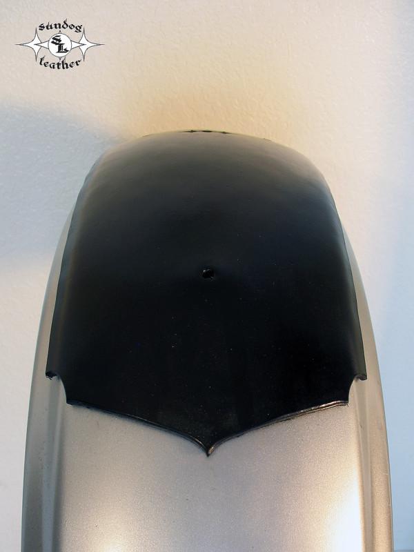 Sundog leather fender bib for harley fltr road glide "the outlaw"