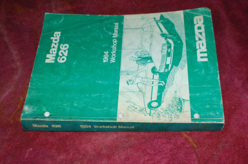 Mazda 626  workshop factory service manual  1984 626   '84
