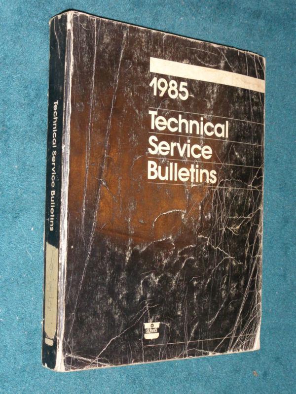 1985 chrysler / plymouth /dodge car / truck bound service bulletin set /  orig.!