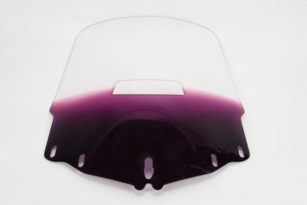 Memphis shades windshield tall w/hole purple for honda gl1800