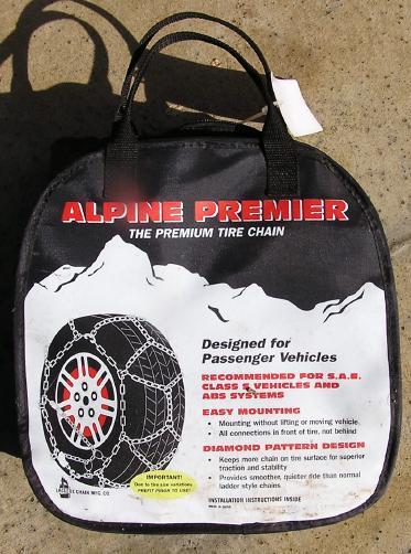 Laclede alpine premier diamond pattern premium tire chains 1545  new