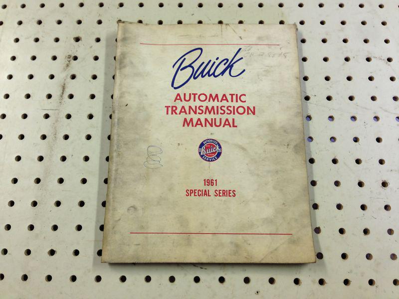  1961 buick automatic transmission shop manual factory original ! 