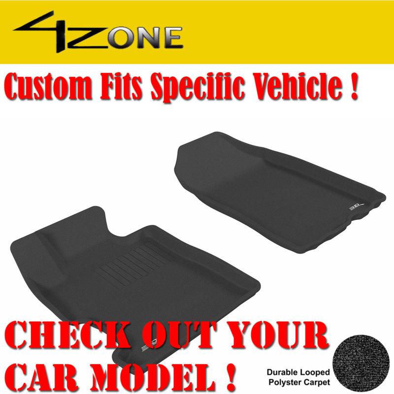 Honda civic coupe/sedan molded car carpet auto floor mat front seats all weather