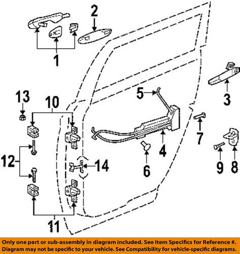 Mopar oem 6035926aa front door-lower hinge nut