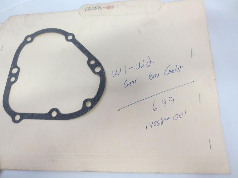 Kawasaki w1,w1ss,w2ss,w2tt nos gear box gasket p.n 14058-001