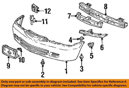 Honda oem 91555sl0a01 front bumper-temperature sensor connector