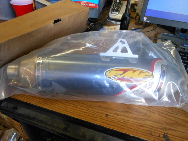 New fmf exhaust factory 4.1 titanium v2 muffler 2007 ktm250sxf 840934