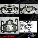 Centric parts 141.44052 front left rebuilt caliper with hardware