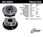 Centric parts 400.38000 front hub assembly