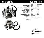 Centric parts 402.65000e front hub assembly