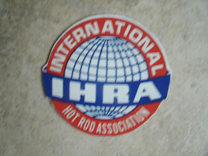 Ihra hot rod sticker decal 4"