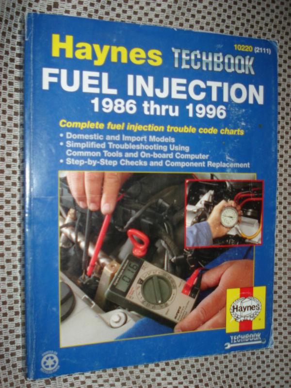 1986-1996 fuel injection shop manual service book haynes ford chevy dodge + more