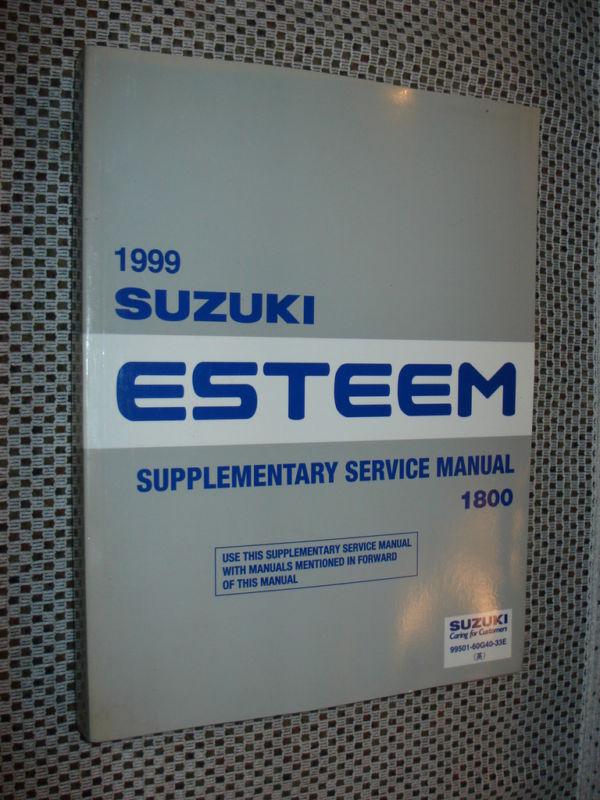 1999 suzuki esteem service manual supplement shop 1800