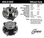 Centric parts 405.61000 rear hub assembly