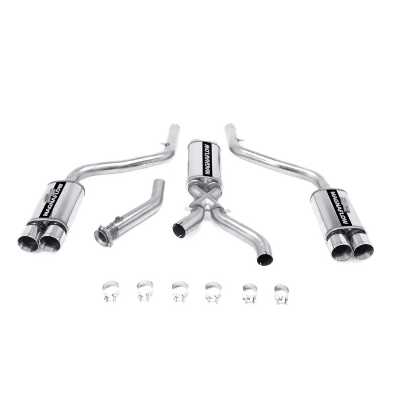 92-96 chevy corvette 5.7l magnaflow 3" cat-back dual exhaust with tip 16837