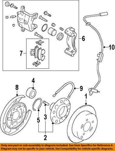 Hyundai oem 5271826500 brake-wheel bearing snap ring