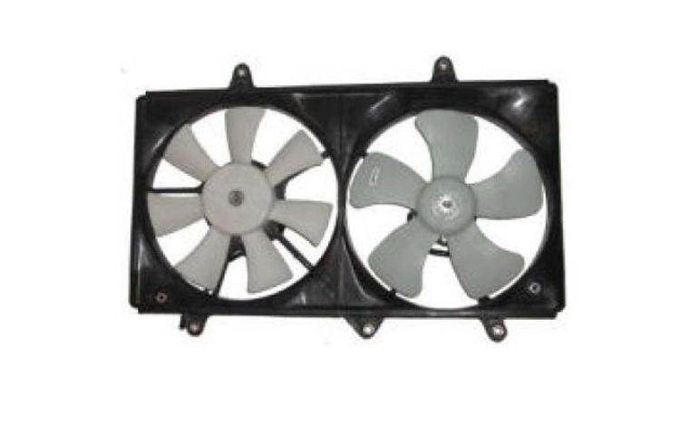 Ac condenser radiator cooling fan assembly 1998-2002 toyota corolla 16363-0d020