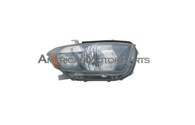 Right passenger side replacement headlight 08-09 toyota highlander sport model