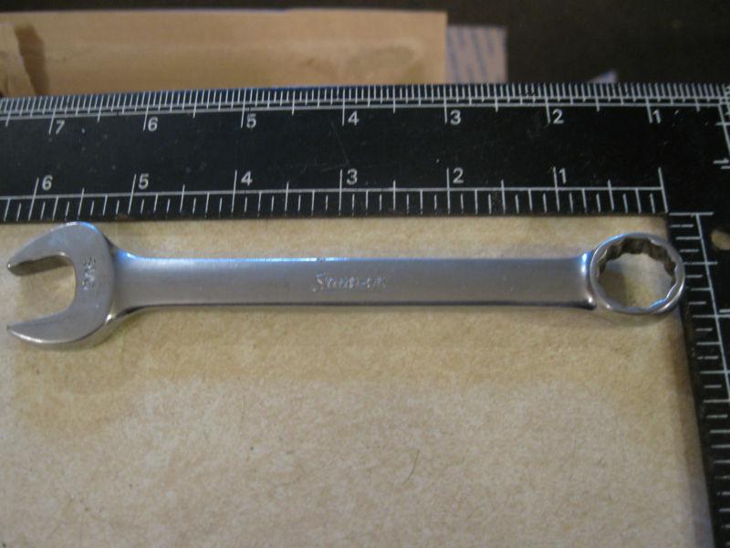 Snap on short chrome 12pt  combination wrench 9/16" sae