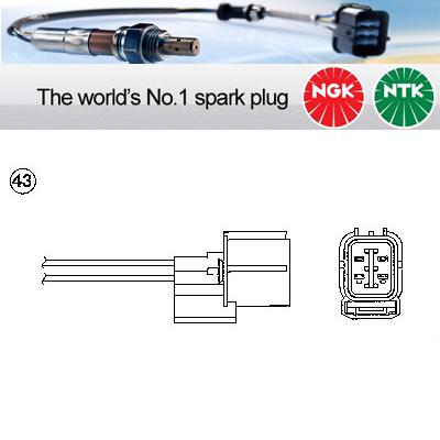 1x ngk ntk oxygen o2 lambda sensor  oza333-h4 oza333h4 (0137)