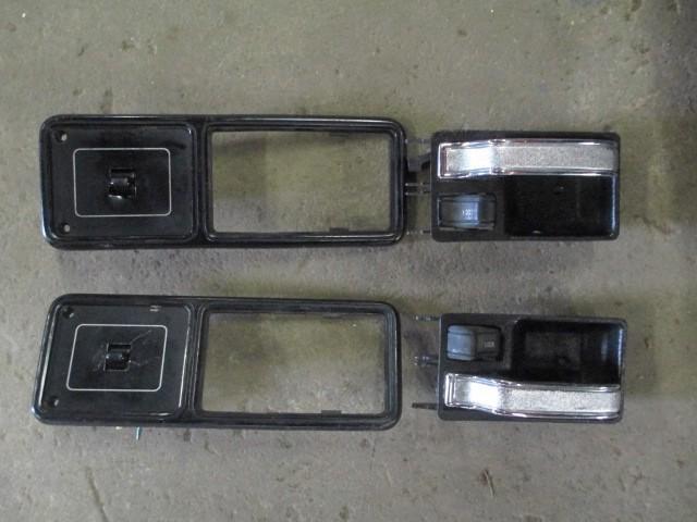 Jeep cherokee xj back door inner door handle set w/ window switch l r 84-96