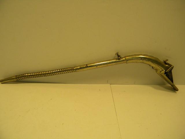 Vintage oil can dispenser b-k 4-1665 automotive metal flex hose long spout