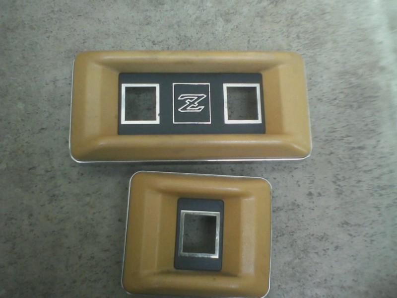 Datsun 280zx power window switch emblem bezel 