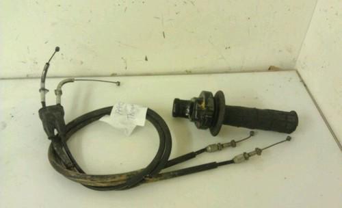 Suzuki dr 350 dr350 dirt version throttle cabels cabel  damaged housing tube