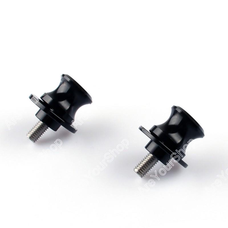 8mm swingarm sliders spools for kawasaki z800 all year black