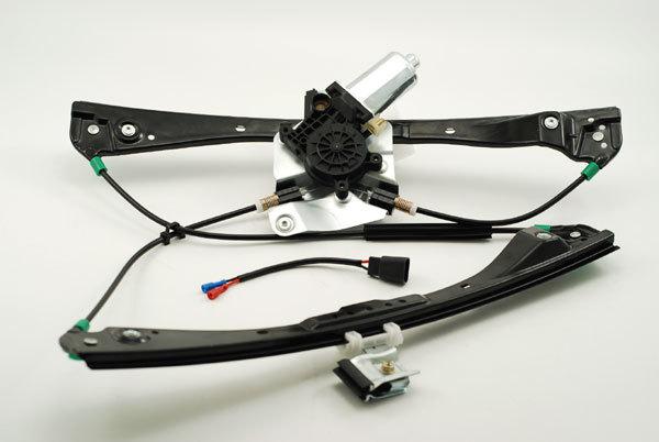 Power front window regulator with motor warranty - pair