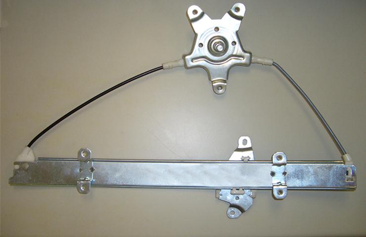 Manual front window regulator with warranty - pair