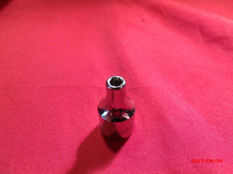 New snap on tools 1/4 drive 3/16 6pt shallow socket. tm6   new 