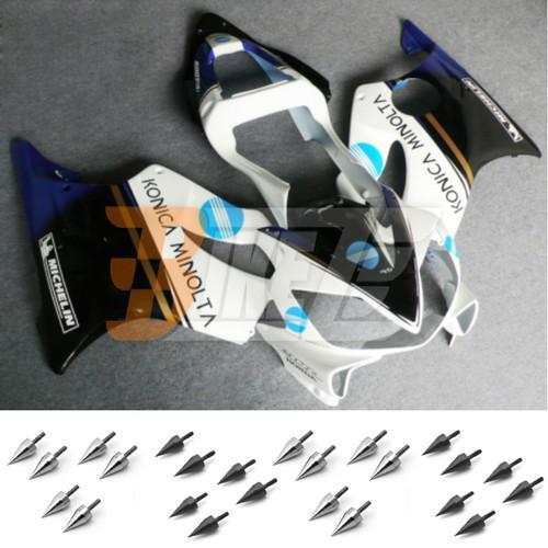 Free bolt kit! injection fairing kit for honda cbr600 f f4i 2001 2002 2003 ac