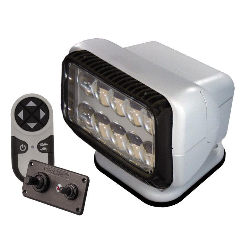 Golight permanent radioray led w/wireless & dash remote - white 20674