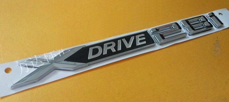 Bmw x drive28i word stickers car sticker*1