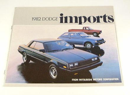 1982 82 dodge imports brochure challenger colt pickup